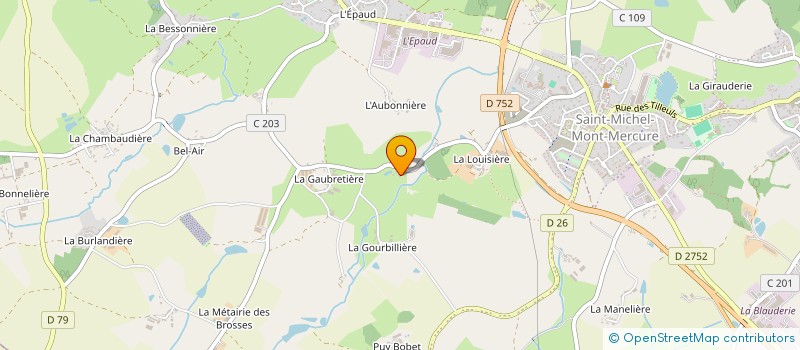 localisation de l'entreprise BOIS MENARD PHOLTO  SEVREMONT