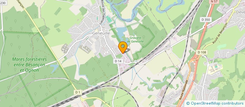 localisation de l'entreprise BOIS MODELISME  GENEUILLE