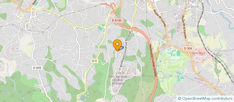 localisation de l'entreprise BOIS MURES COPROPRIETE  GRASSE