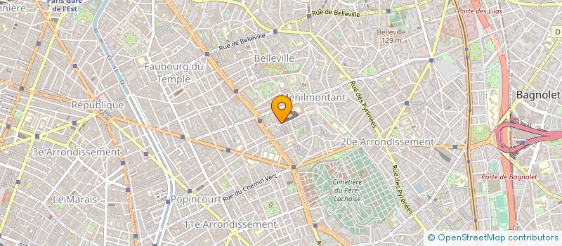 localisation de l'entreprise BOIS NATURE à PARIS