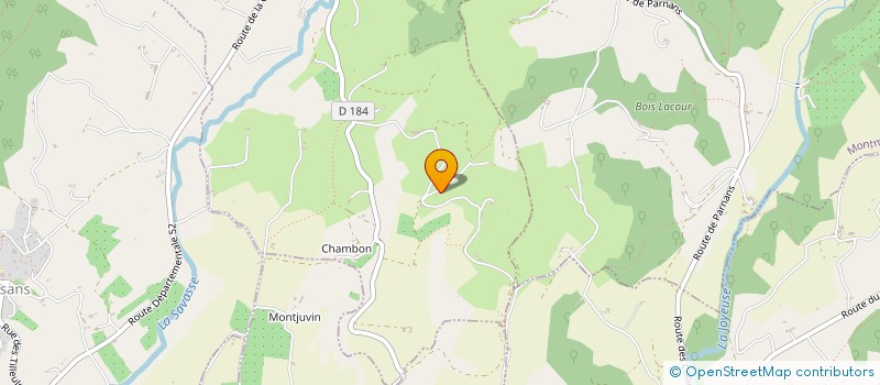 localisation de l'entreprise BOIS NATURE CONSTRUCTION  SAINT-MICHEL-SUR-SAVASSE