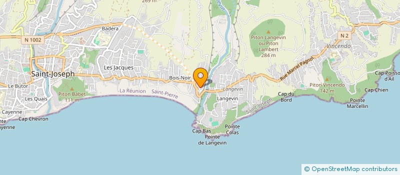 localisation de l'entreprise BOIS NOIR CONSTRUCTION  SAINT-JOSEPH