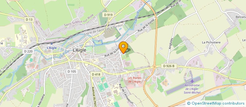 localisation de l'entreprise BOIS NORMAND à L'AIGLE