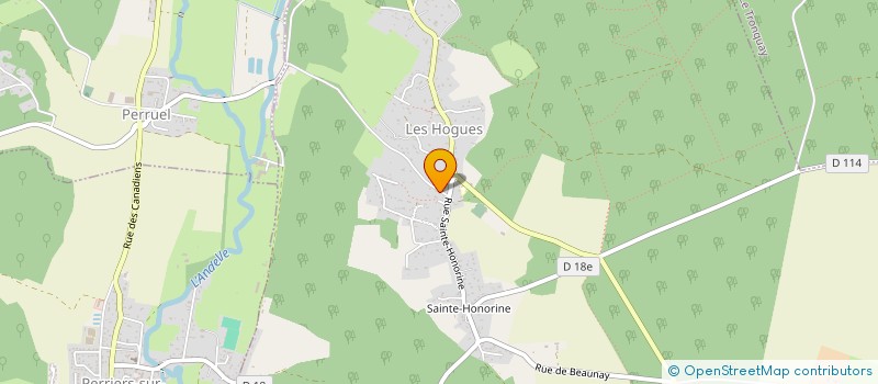 localisation de l'entreprise BOIS NUISIBLES ET JARDIN  LES HOGUES