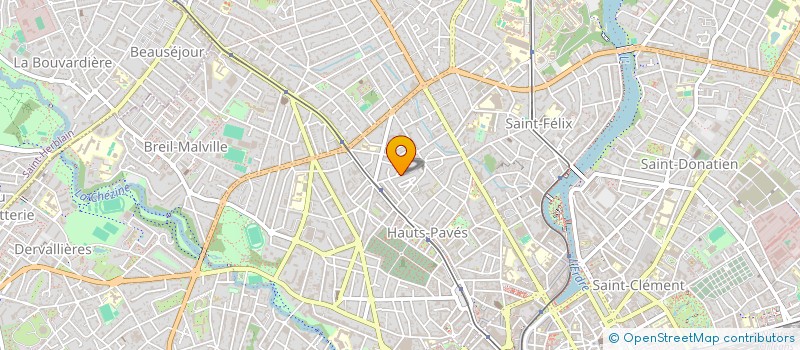 localisation de l'entreprise BOIS PAILLE INGENIERIE à NANTES
