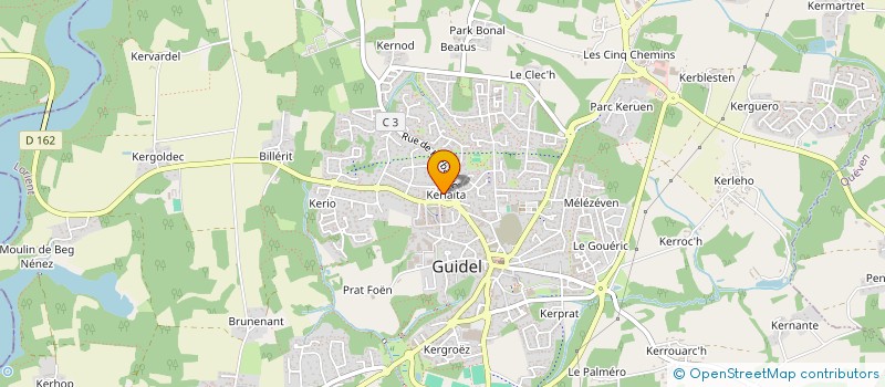 localisation de l'entreprise BOIS PAR EXTENSION à GUIDEL