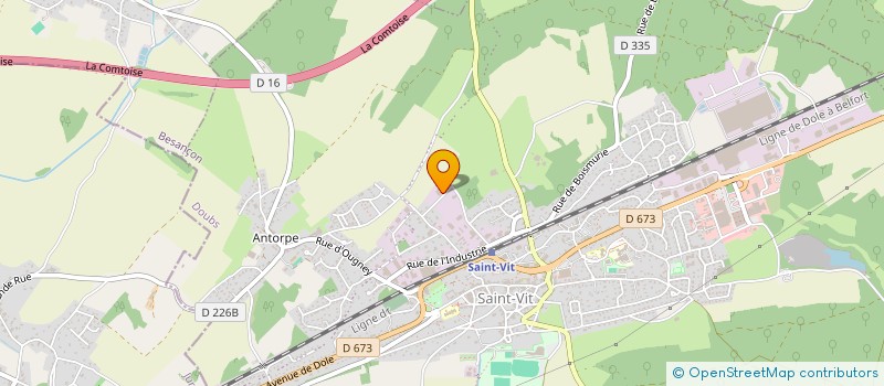 localisation de l'entreprise BOIS & PASSION à SAINT-VIT