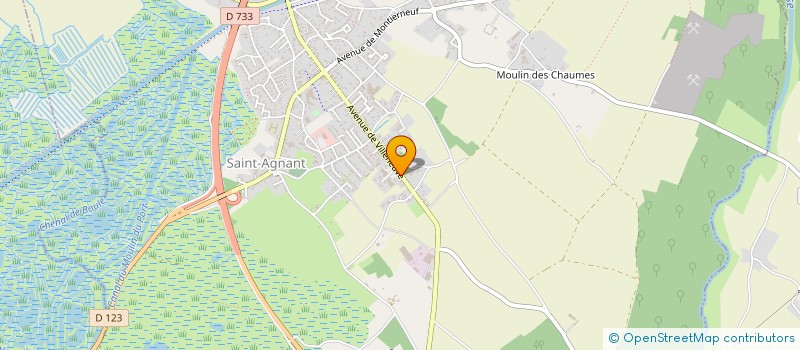 localisation de l'entreprise BOIS PASSIONS à SAINT-AGNANT
