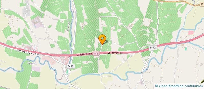 localisation de l'entreprise BOIS PLUME à TRETS