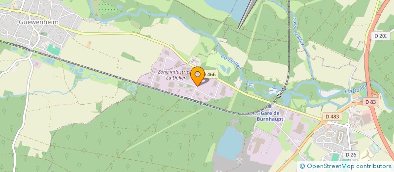 localisation de l'entreprise BOIS PLUS  BURNHAUPT-LE-HAUT