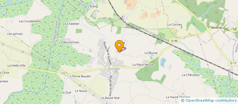localisation de l'entreprise BOIS PLUS ATELIER à SAVENAY