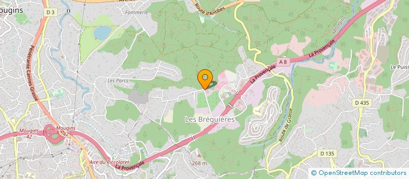 localisation de l'entreprise BOIS PRINCIPIANO à MOUGINS