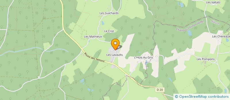 localisation de l'entreprise BOIS QUARRE  QUARRE-LES-TOMBES