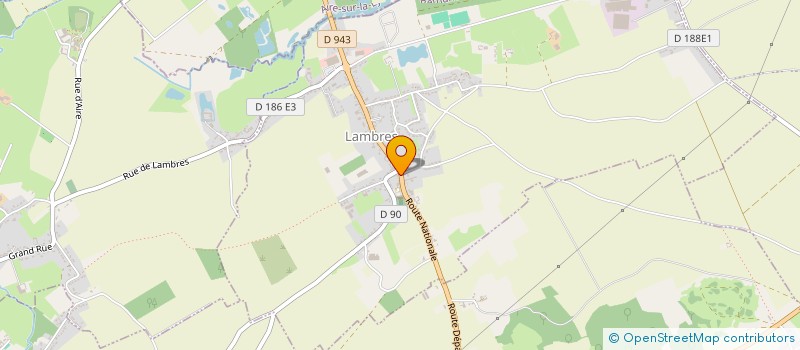 localisation de l'entreprise BOIS RIGAULT  NORRENT-FONTES