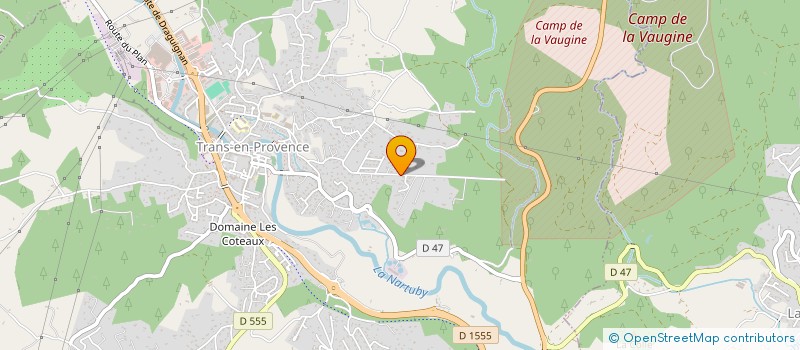 localisation de l'entreprise BOIS ROUTS IMMOBILIER à TRANS-EN-PROVENCE