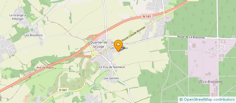 localisation de l'entreprise BOIS-SEGUIN à MORNAC
