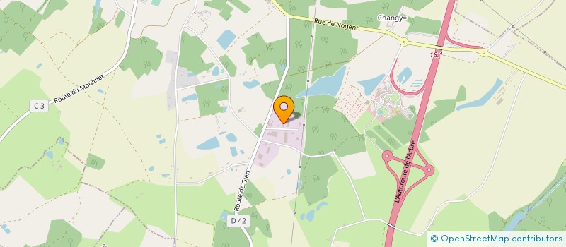 localisation de l'entreprise BOIS SERVICE  VARENNES-CHANGY