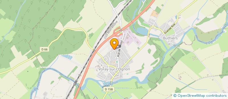 localisation de l'entreprise BOIS SERVICE à VORAY SUR L'OGNON