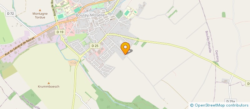 localisation de l'entreprise BOIS SERVICES à BOULAY-MOSELLE