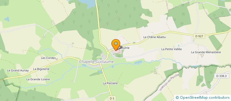 localisation de l'entreprise BOIS SOLUTIONS F à CHAPELLE-GUILLAUME