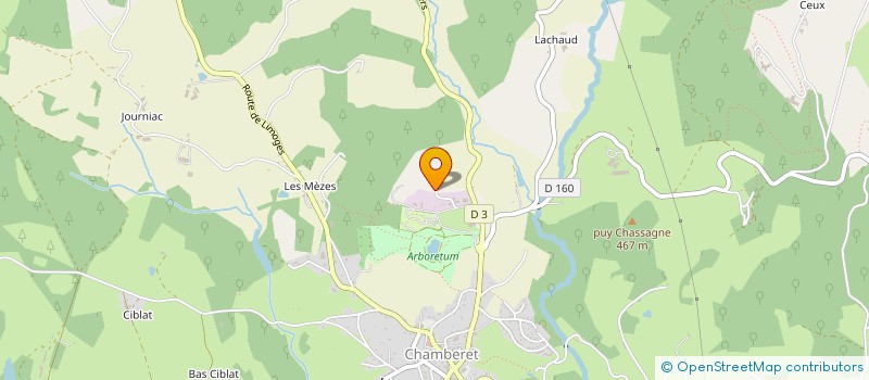localisation de l'entreprise BOIS-SONS DU PLATEAU à CHAMBERET