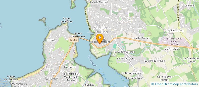 localisation de l'entreprise BOIS TECHNIC CONSEIL  SAINT-BRIAC-SUR-MER
