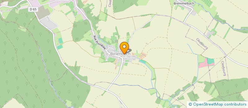 localisation de l'entreprise BOIS TERRE PAILLE D'ALSACE  DRACHENBRONN-BIRLENBACH