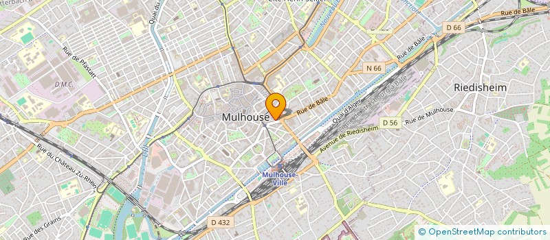 localisation de l'entreprise BOIS TERRITOIRE CONSEIL à MULHOUSE