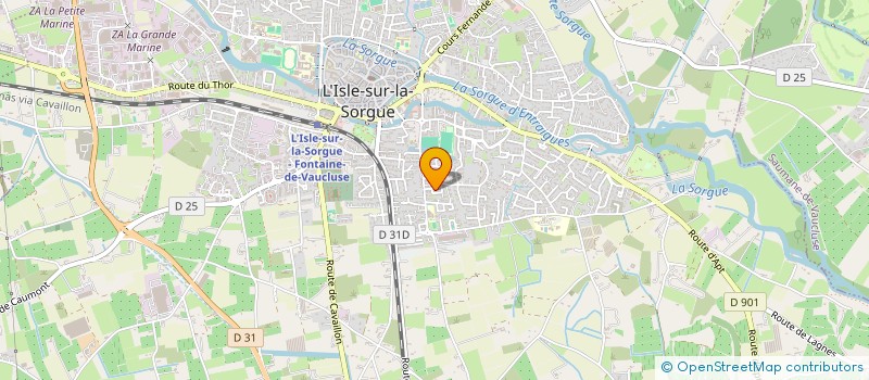 localisation de l'entreprise BOIS VALENTIN  L'ISLE-SUR-LA-SORGUE