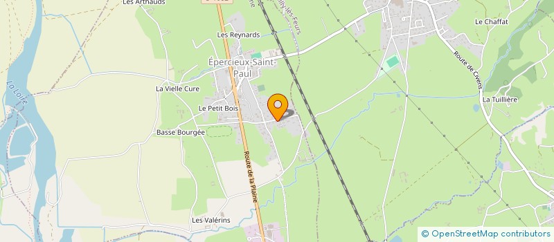 localisation de l'entreprise BOIS VERT  EPERCIEUX-SAINT-PAUL