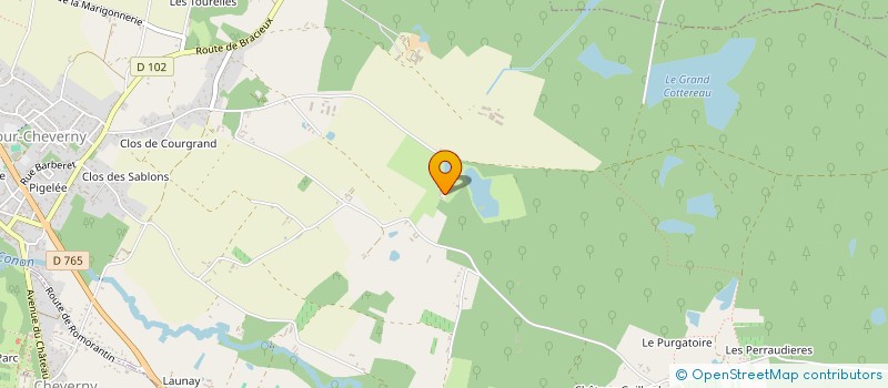 localisation de l'entreprise BOIS VERT IMMO  COUR-CHEVERNY