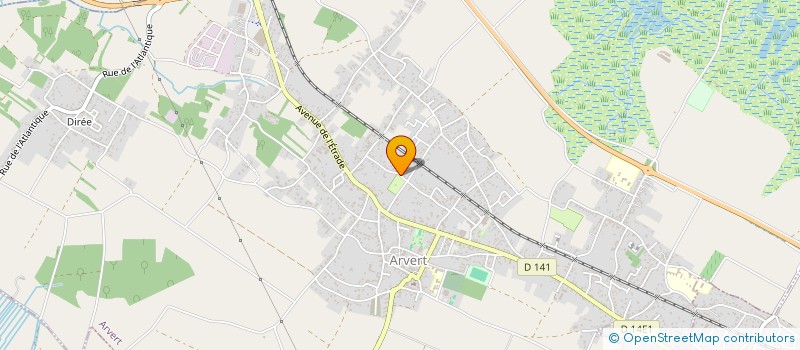 localisation de l'entreprise BOIS VOLLET CECD  ARVERT