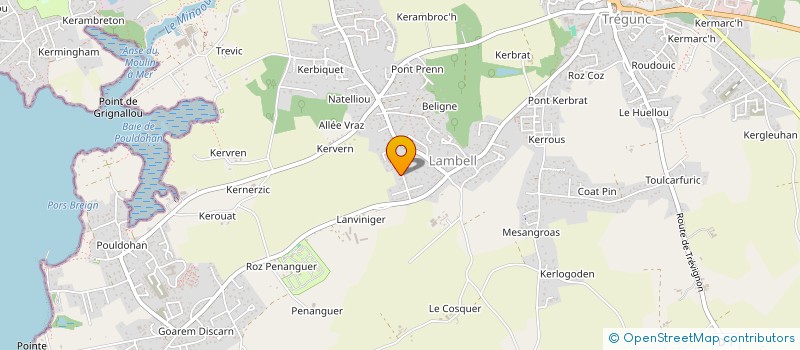 localisation de l'entreprise BOIS ZINC EXTENSION  TREGUNC