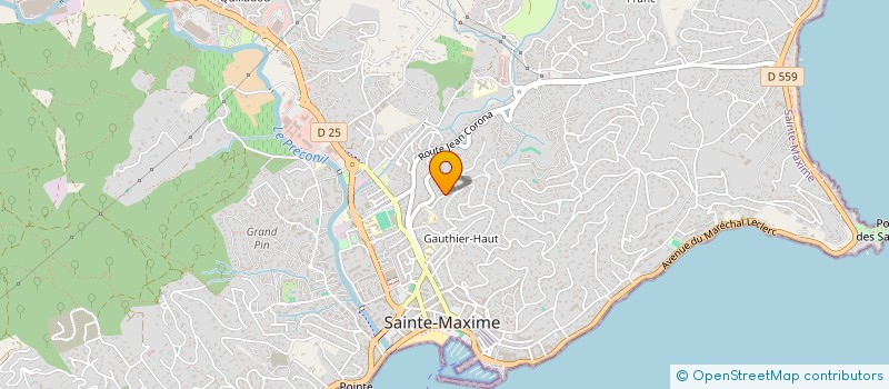 localisation de l'entreprise BOISARD PATRIMOINE CONSULTING à SAINTE-MAXIME