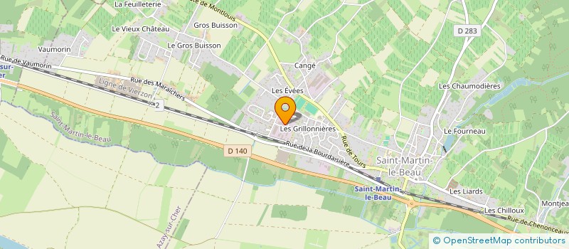 localisation de l'entreprise BOISAUBERT PLOMBERIE & BOISAUBERT RENOVATION  SAINT-MARTIN-LE-BEAU