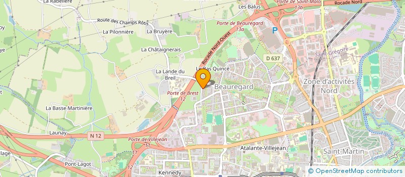 localisation de l'entreprise BOISAYE PARTNERS  RENNES
