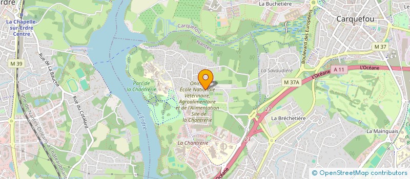 localisation de l'entreprise BOISBONNIERE  NANTES