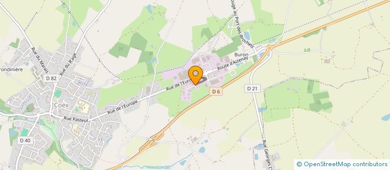 localisation de l'entreprise BOISBOREAL  COEX