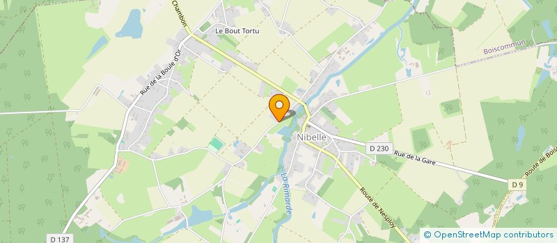 localisation de l'entreprise BOISCO à NIBELLE