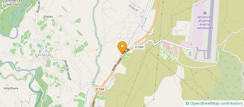 localisation de l'entreprise BOISDECO  VINEZAC