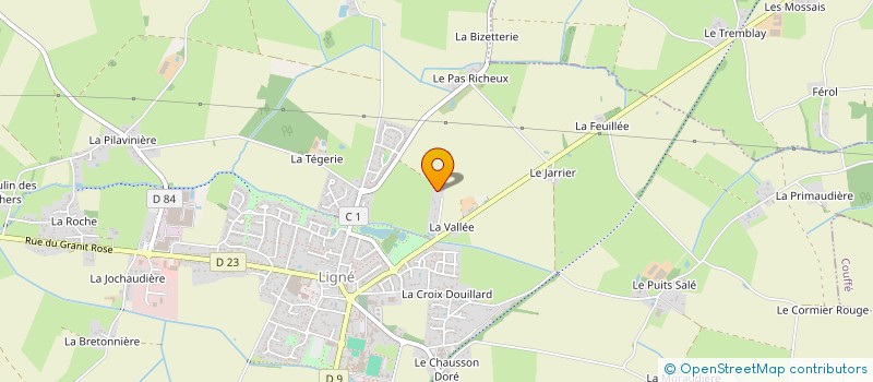 localisation de l'entreprise BOISDECO JS à LIGNE