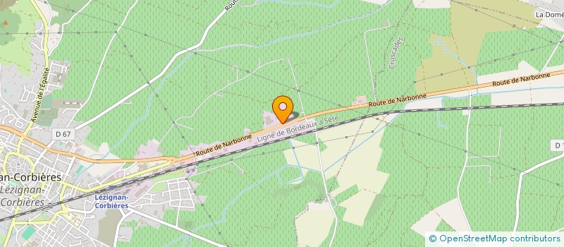 localisation de l'entreprise BOISECOMATERIAUDE à LEZIGNAN-CORBIERES
