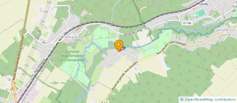 localisation de l'entreprise BOISERIE CHARUEL  JANVILLE-SUR-JUINE