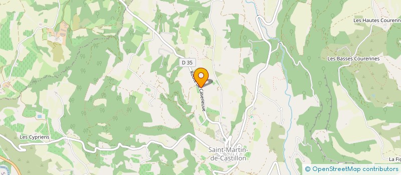 localisation de l'entreprise BOISERIE DOREE  SAINT-MARTIN-DE-CASTILLON