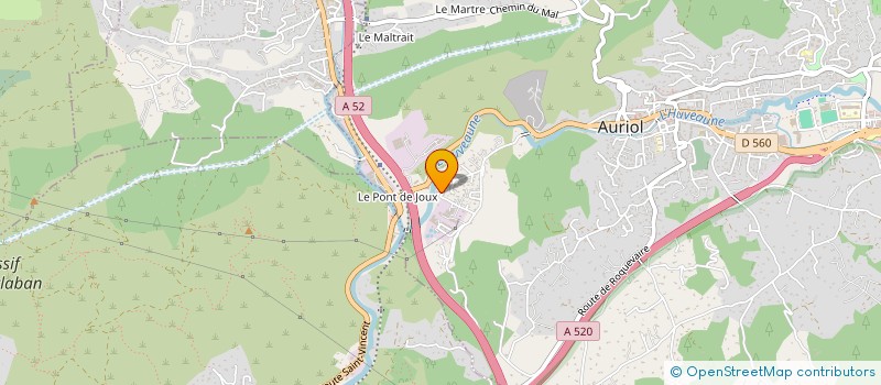 localisation de l'entreprise BOISERIES PROVENCALES à AURIOL