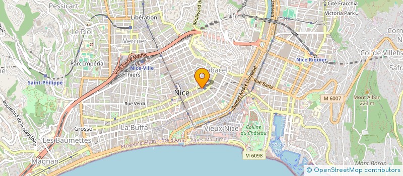 localisation de l'entreprise BOISGILLOT ET MOREAU à NICE