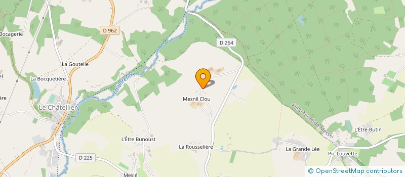 localisation de l'entreprise BOISGONTIER à LE CHATELLIER