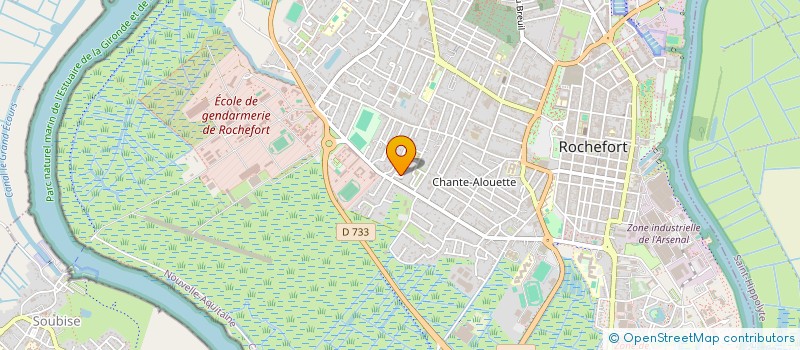 localisation de l'entreprise BOISGROSSIANT  ROCHEFORT