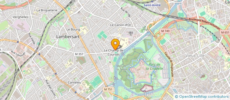 localisation de l'entreprise BOISIERE à LAMBERSART