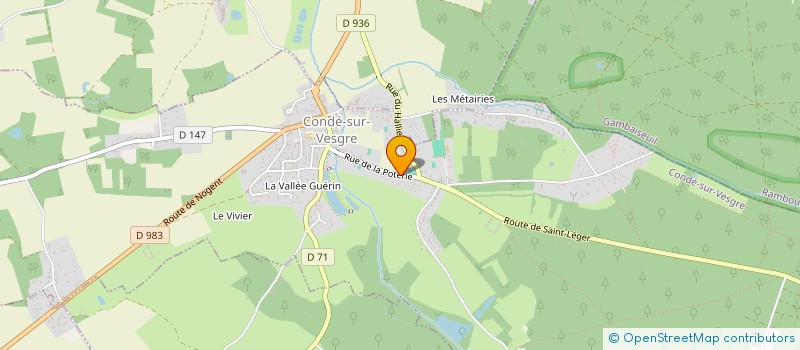 localisation de l'entreprise BOISLAN 2  CONDE-SUR-VESGRE